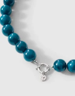 Beaded Ketting Turquoise