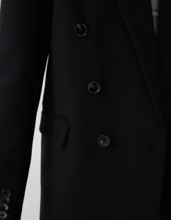 Big Shoulder Blazer Zwart By Lonneke