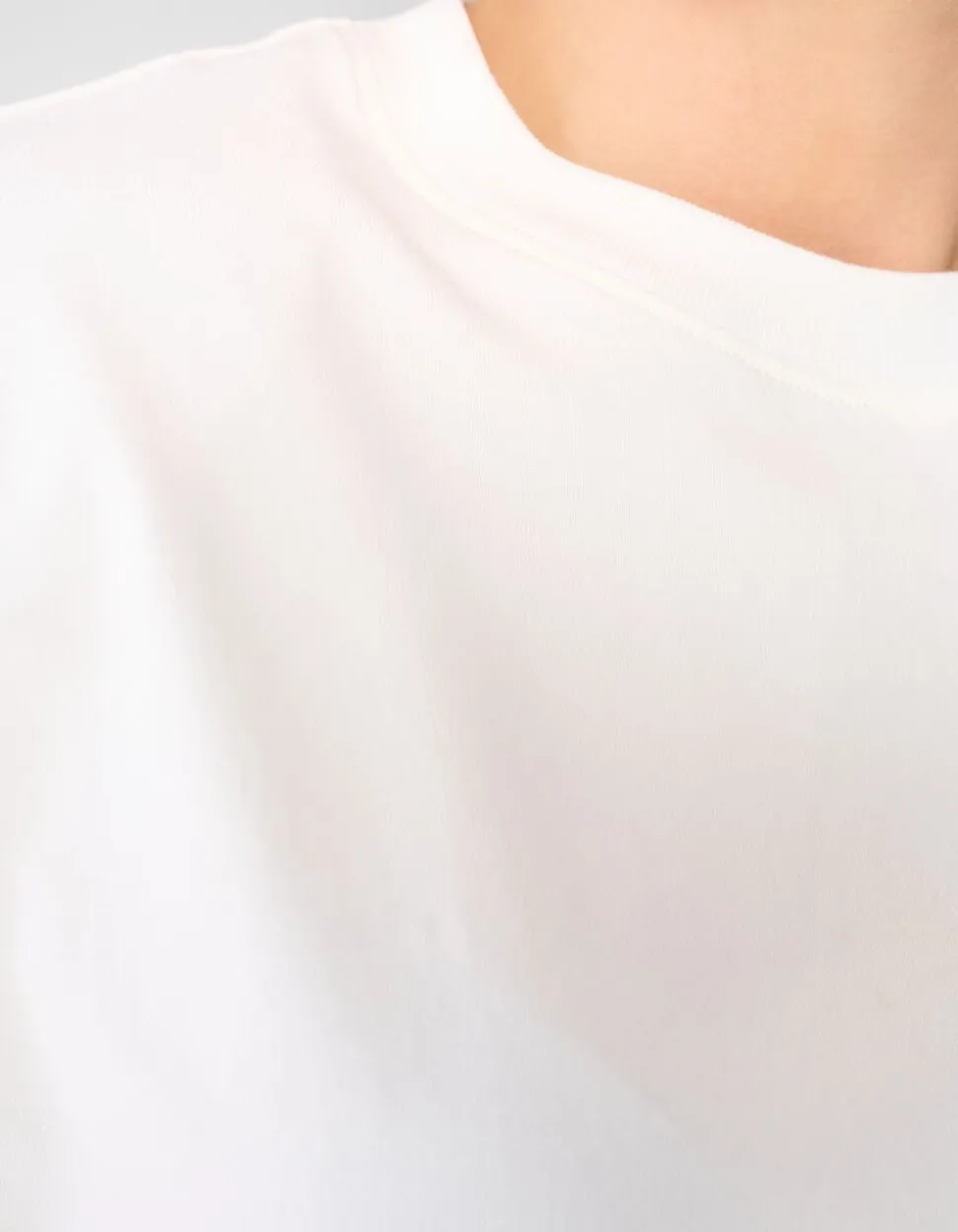 Big Shoulder T-shirt Wit