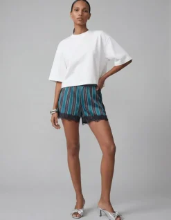 Big Shoulder T-shirt Wit