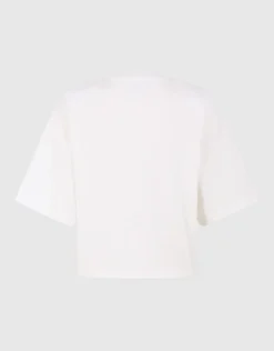 Big Shoulder T-shirt Wit