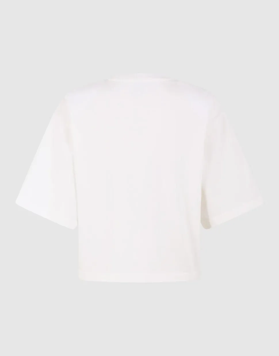 Big Shoulder T-shirt Wit