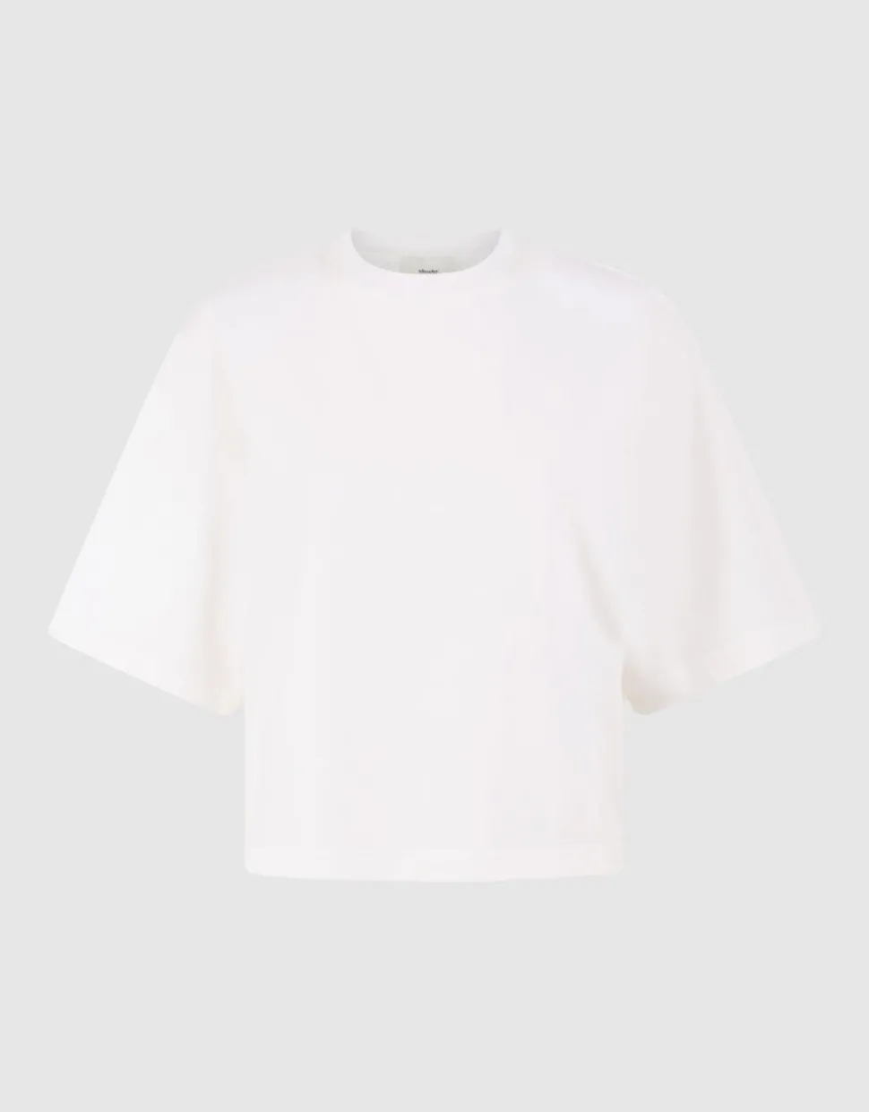 Big Shoulder T-shirt Wit