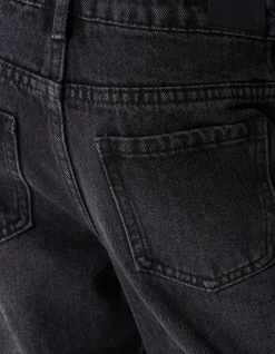 Big Stud Wide Leg Fit Jeans Zwart
