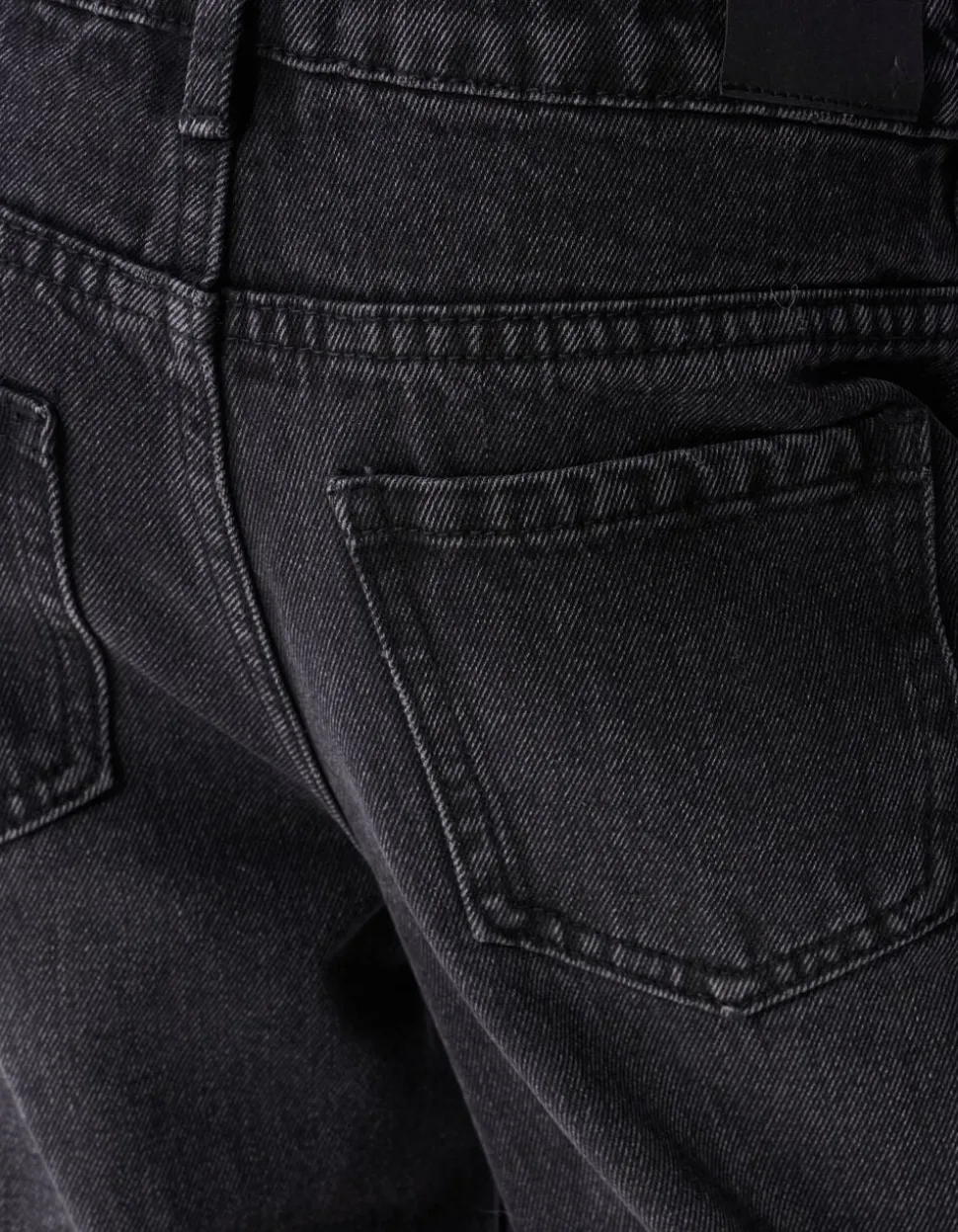 Big Stud Wide Leg Fit Jeans Zwart