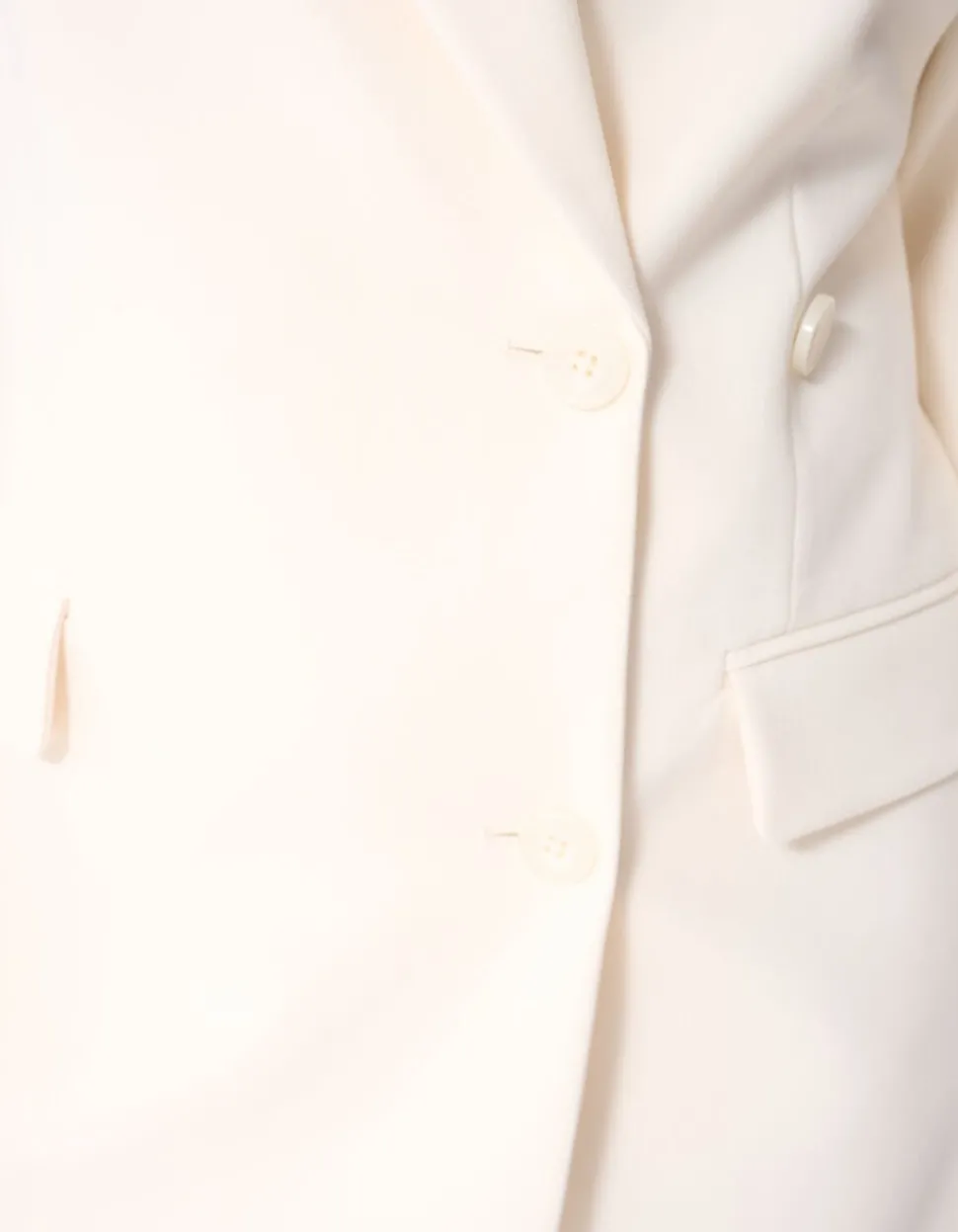Blazer Mini Jurk Gebroken Wit