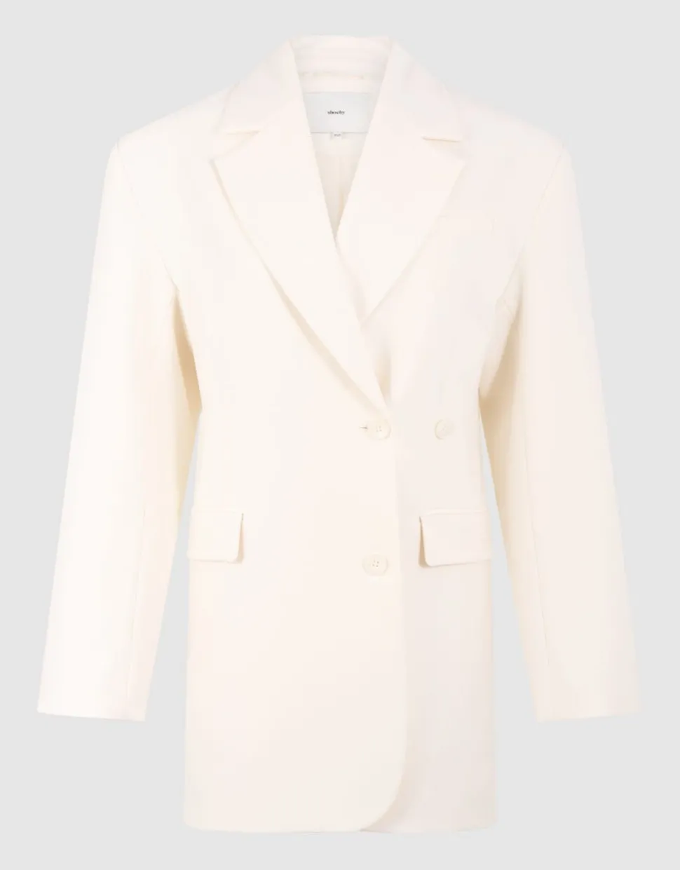 Blazer Mini Jurk Gebroken Wit