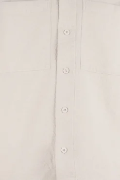 Block Jacquard Overshirt Zand