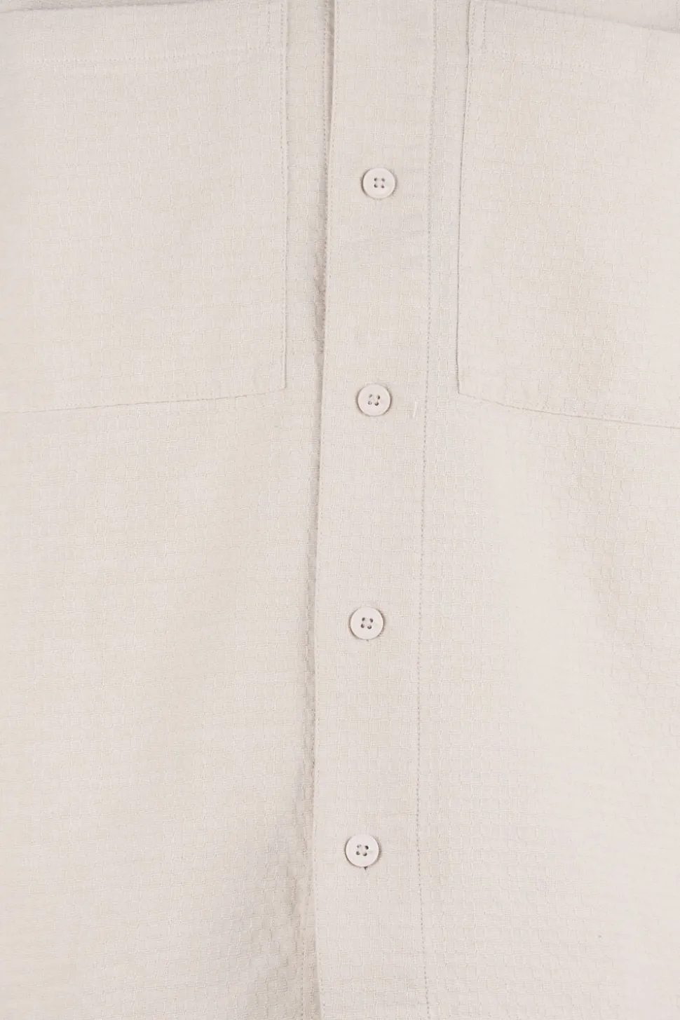 Block Jacquard Overshirt Zand