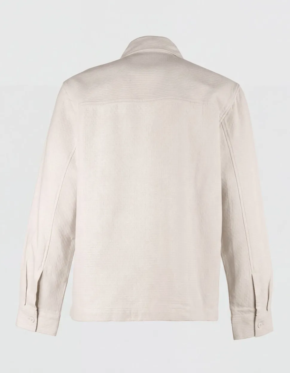 Block Jacquard Overshirt Zand