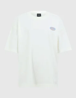 Brick Artwork T-shirt Gebroken Wit