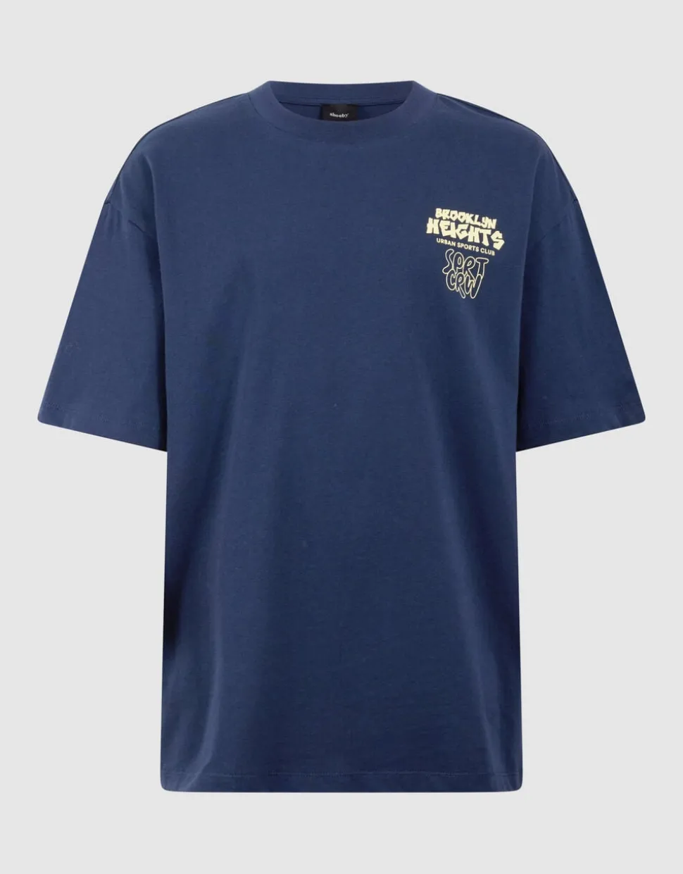 Brooklyn Artwork T-shirt Donkerblauw