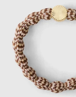 Bubble Charm Haarelastiek Bruin