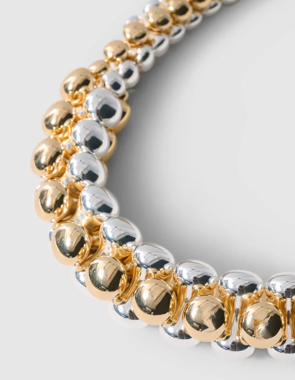 Bubble Ketting Goud/Zilver