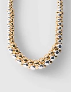 Bubble Ketting Goud/Zilver