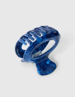 Bulky Haarklem Donkerblauw