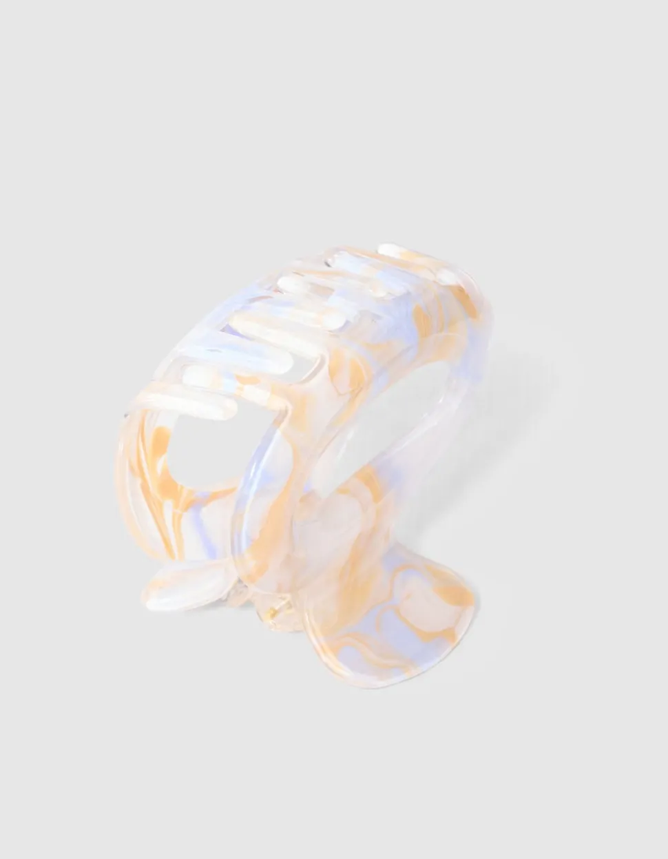 Bulky Haarklem Oranje/Blauw