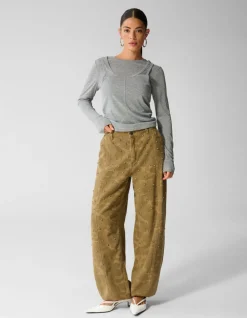 Camo Strass Jeans Khaki