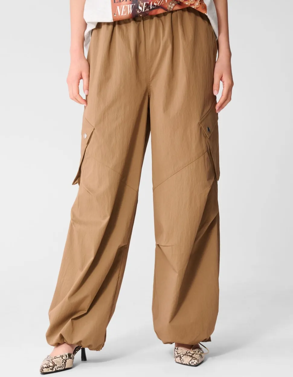Cargo Balloon Fit Broek Bruin
