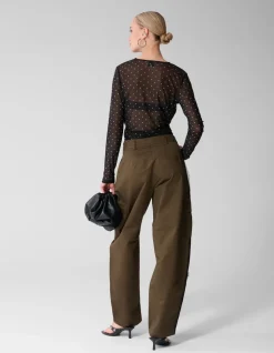 Cargo Lace Broek Khaki