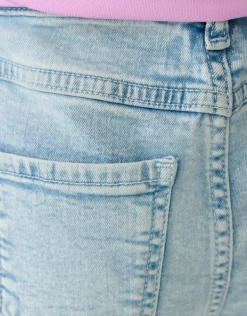 Cargo Wide Leg Fit Jeans Bleached