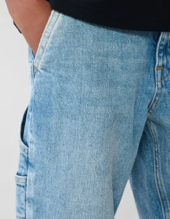 Carpenter Baggy Fit Jeans Blauw