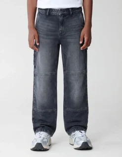 Carpenter Baggy Fit Jeans Donkergrijs