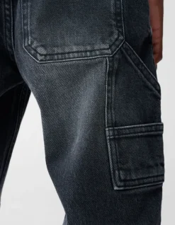 Carpenter Baggy Fit Jeans Donkergrijs
