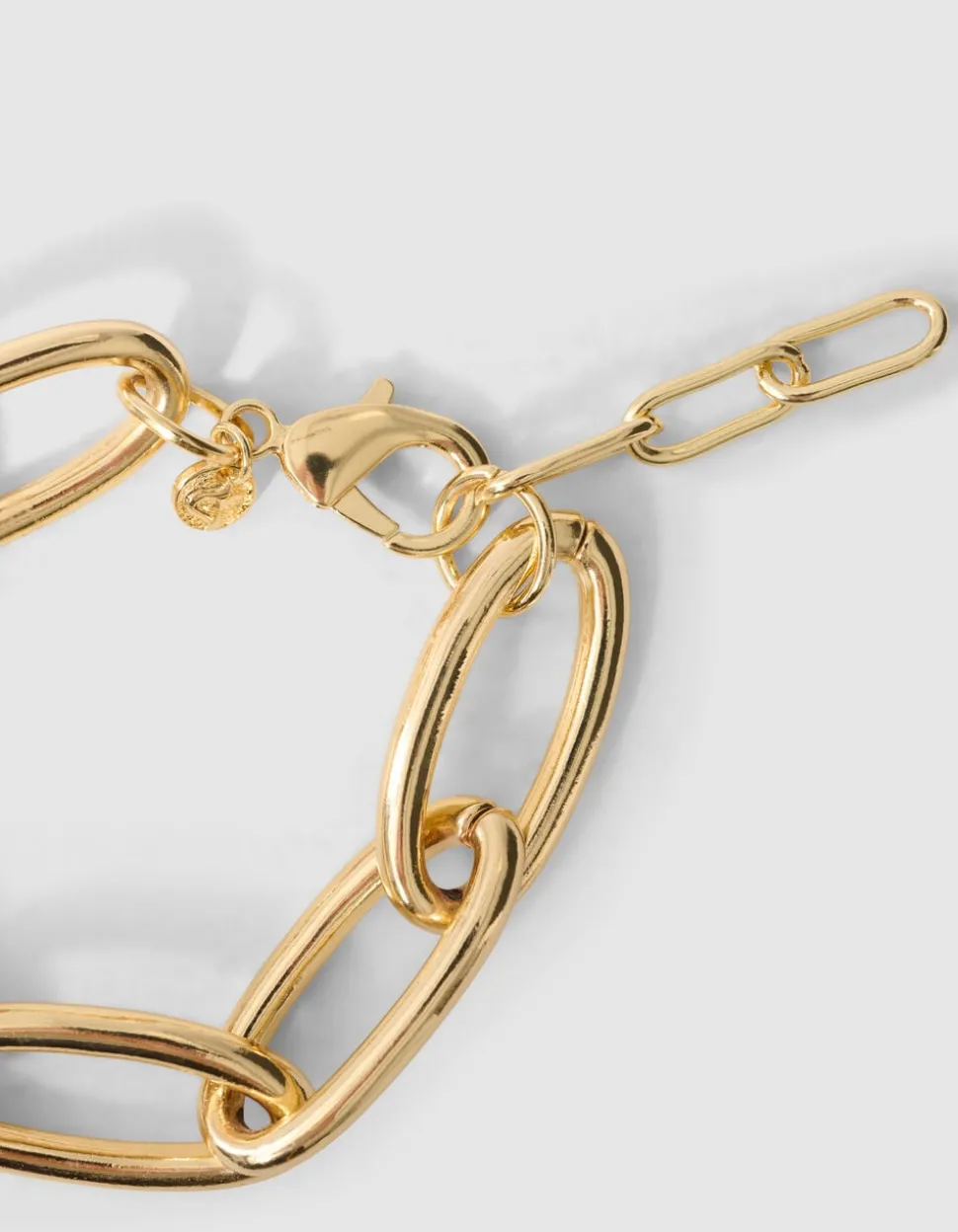 Chain Oval Armband Goud