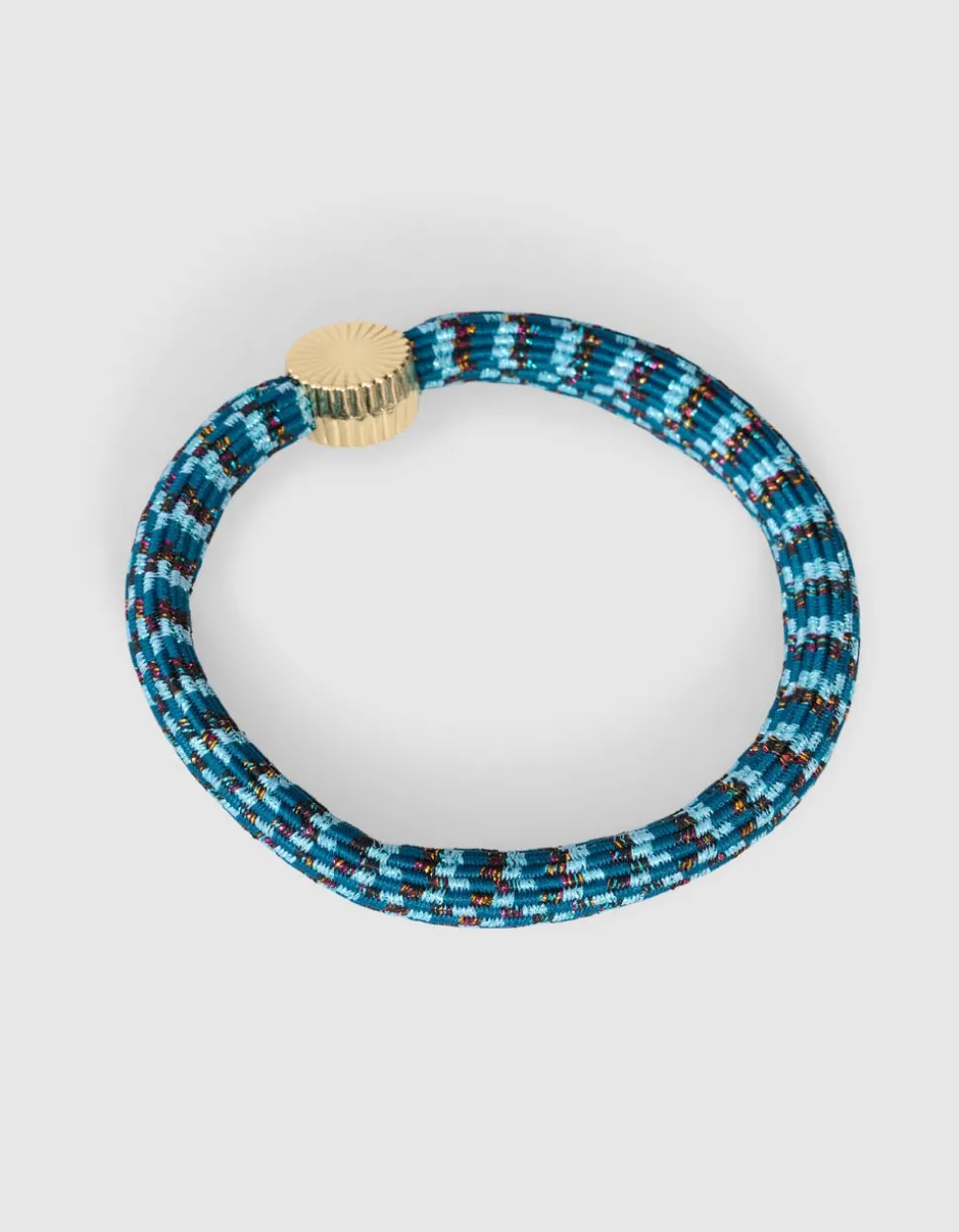 Charm Lurex Haarelastiek Donkerblauw