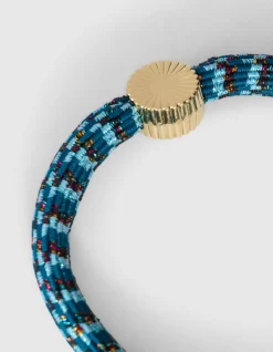 Charm Lurex Haarelastiek Donkerblauw