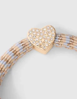 Charm Lurex Haarelastiek Goud