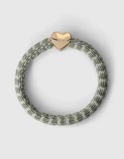 Charm Lurex Haarelastiek Groen