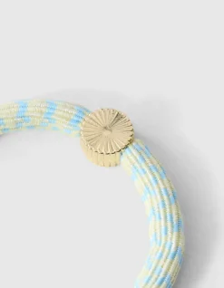 Charm Lurex Haarelastiek Lichtgeel