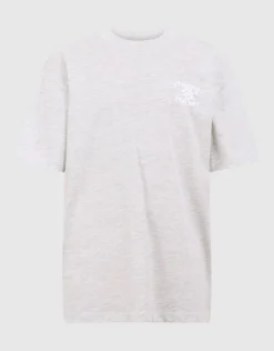Chasing Artwork T-shirt Lichtgrijs