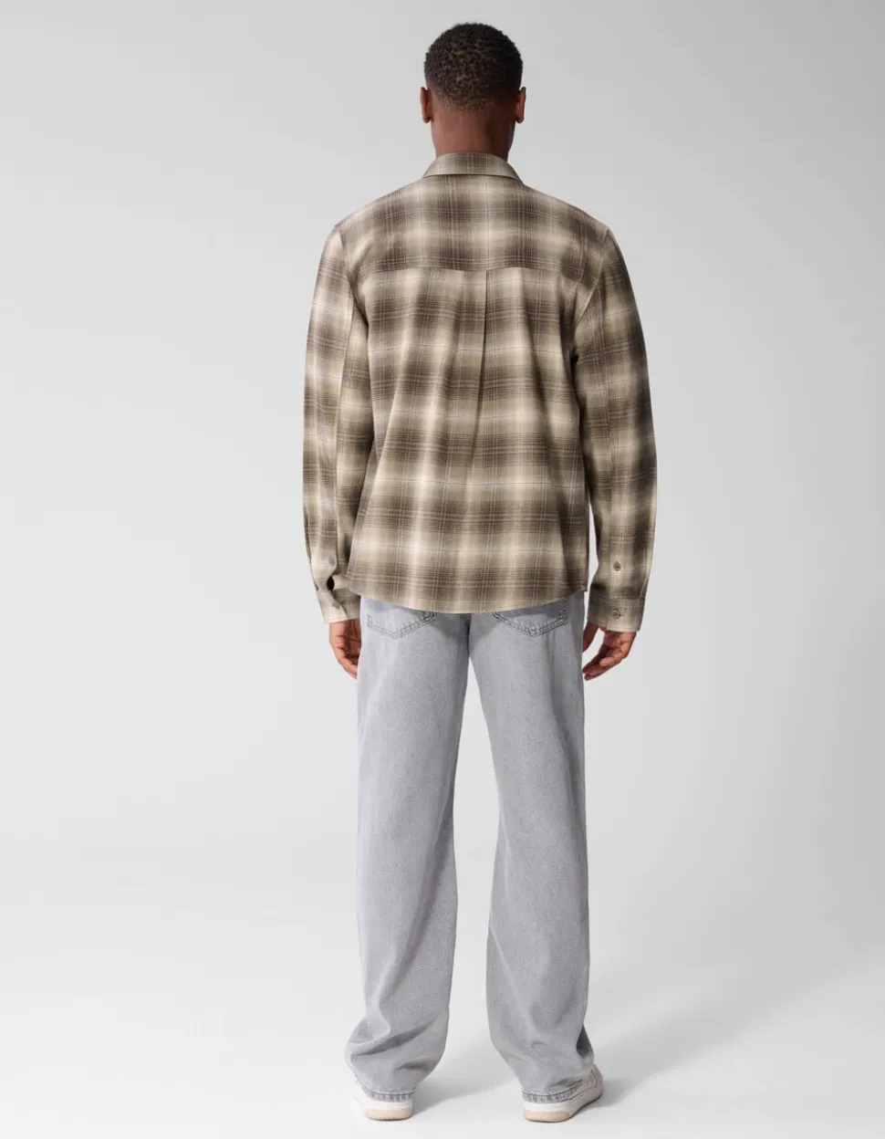 Check Overshirt Groen