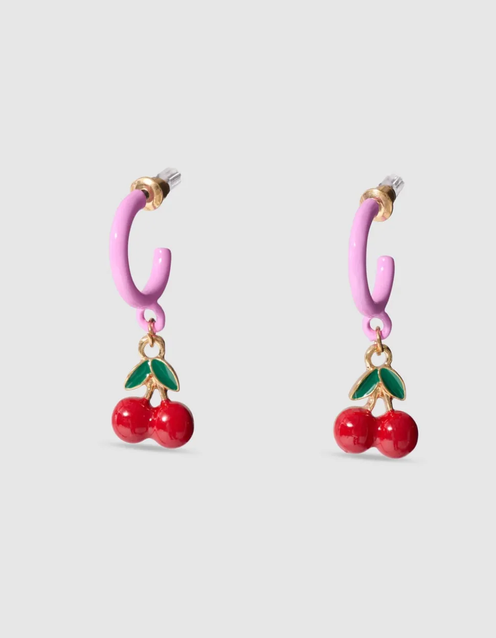 Cherry Charm Oorbellen Roze