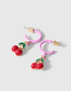 Cherry Charm Oorbellen Roze