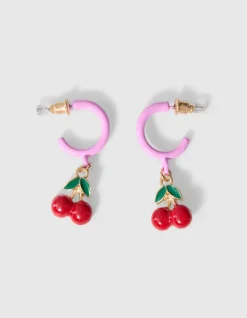 Cherry Charm Oorbellen Roze
