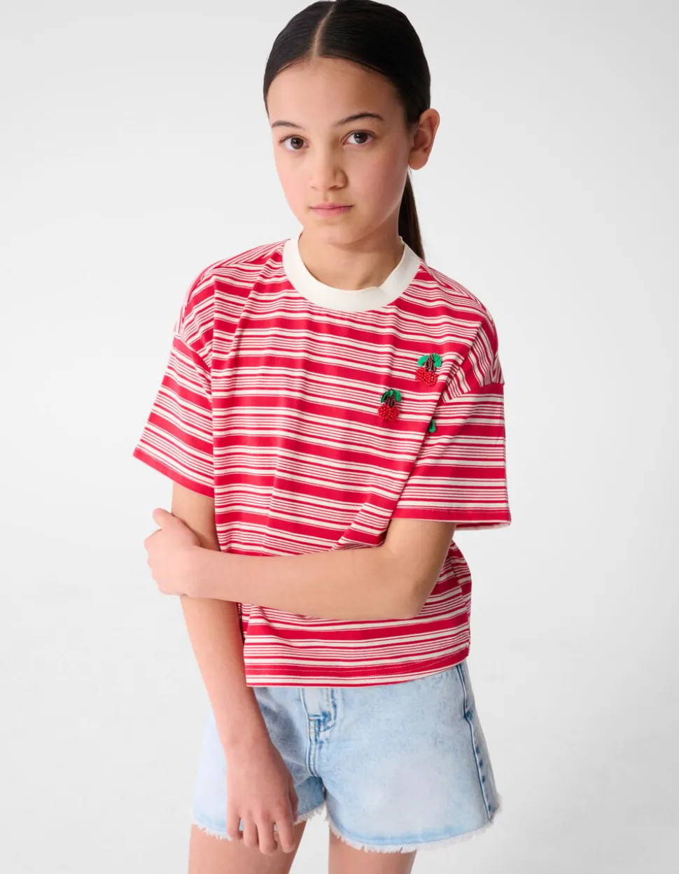 Cherry T-shirt Rood