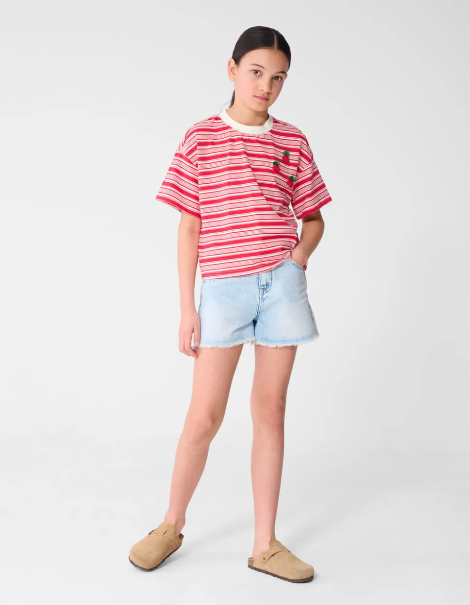 Cherry T-shirt Rood