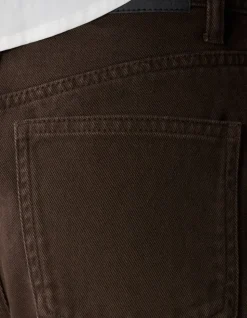 Clean Barrel Fit Jeans Bruin