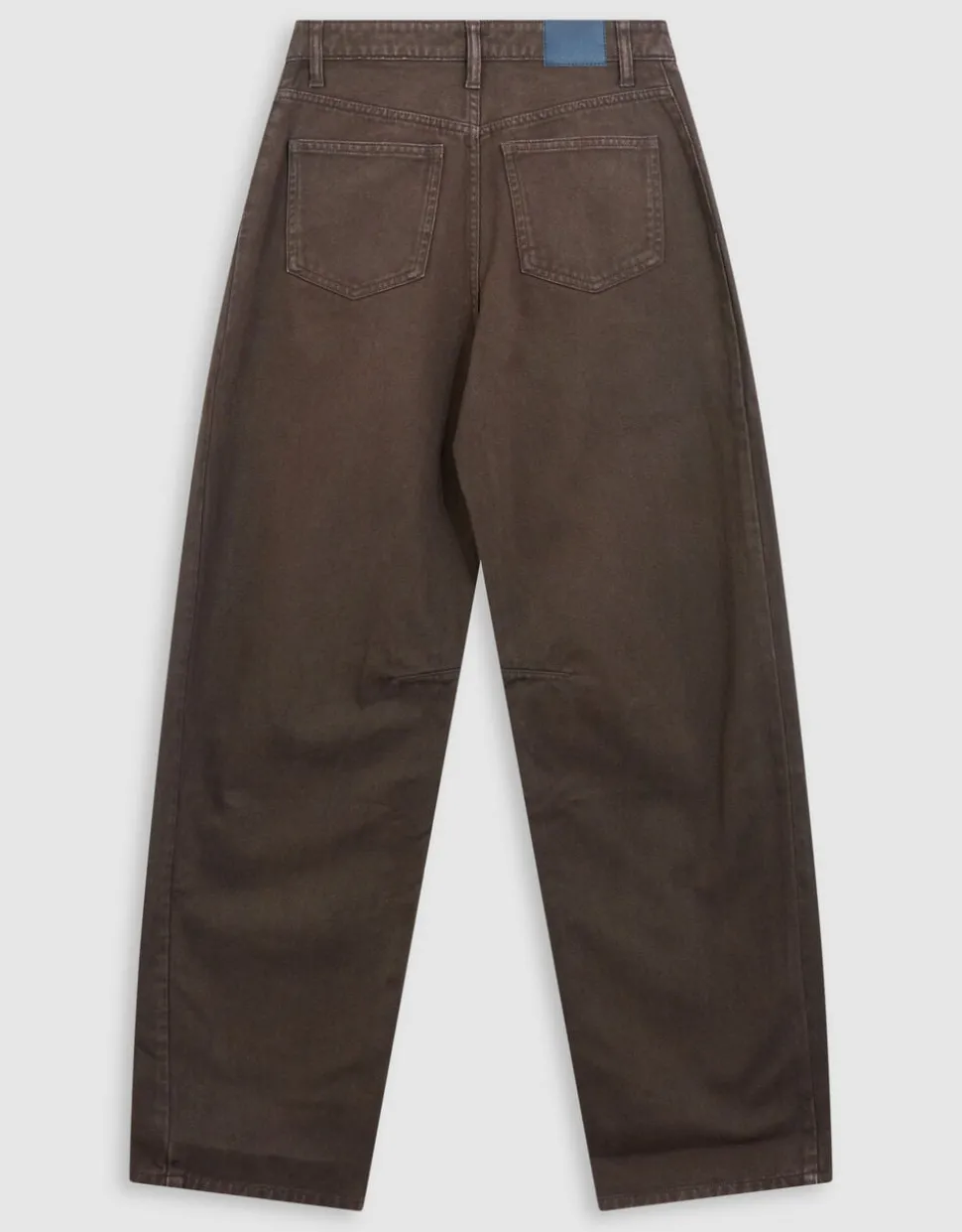 Clean Barrel Fit Jeans Bruin