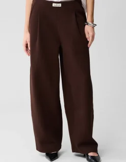 Clean Jogger Broek Donkerbruin