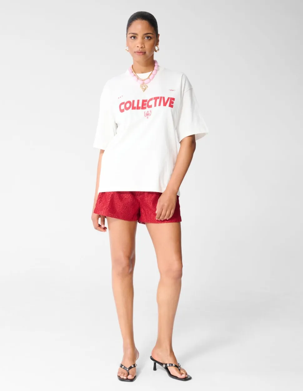 Collective Artwork T-shirt Wit