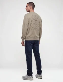 Comfort Straight Fit Jeans Blauw/Bruin L34