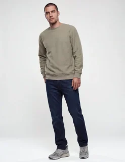 Comfort Straight Fit Jeans Blauw/Bruin L34