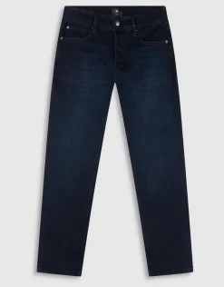 Comfort Straight Fit Jeans Blauw/Bruin L34