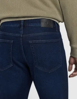 Comfort Straight Fit Jeans Blauw/Bruin L32