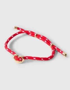 Connector Armband Goud/Rood
